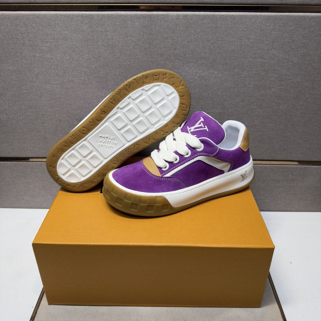 Louis Vuitton Men's Panelled Gum Sole Sneakers