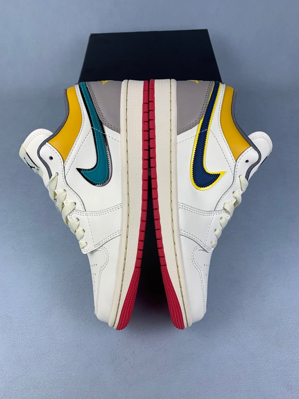 Air Jordan 1 Low Mandarin Duck Sails White Unisex Sneakers HV4511-133