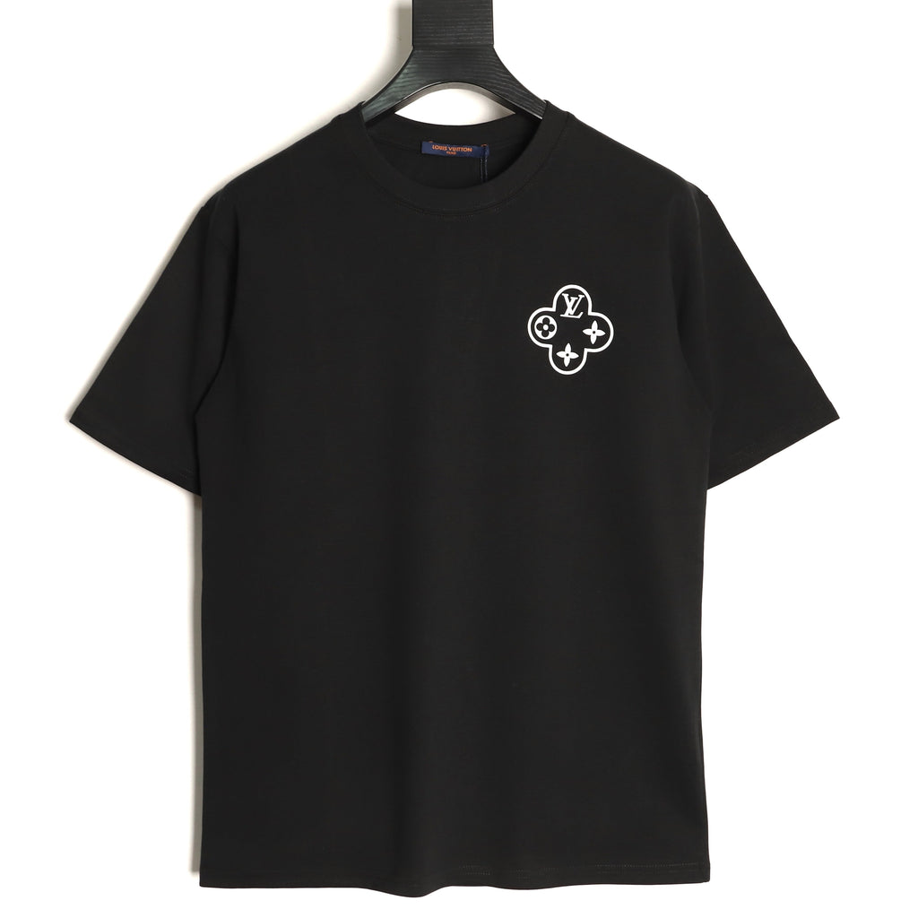 Louis Vuitton Chain-Circle LV Graphic T-Shirt - Black
